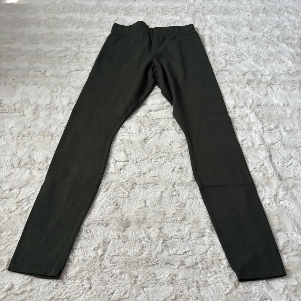 NWT Good American Women's Size 2 Green Pull On Essential Leggings - Picture 3 of 4